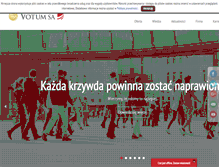 Tablet Screenshot of andrzej-niedzwiedzki.votum-sa.pl